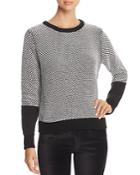 H. One Dot-weave Sweater