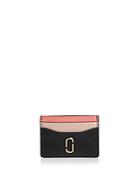 Marc Jacobs Snapshot Color-block Embossed Leather Card Case