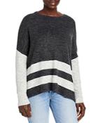 Beachlunchlounge Patience Striped Color Blocked Sweater