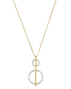 Bloomingdale's Diamond Geometric Pendant Necklace In 14k Yellow Gold, 0.75 Ct. T.w. - 100% Exclusive