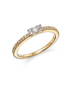 Bloomingdale's Diamond Pave Stacking Band In 14k Yellow Gold, 0.25 Ct. T.w. - 100% Exclusive