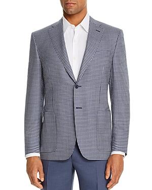 Canali Siena Gingham Check Classic Fit Sport Coat