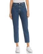 Current/elliott The Vintage Cropped Straight-leg Jeans In Rehan