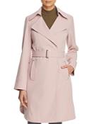 Vince Camuto Belted Crepe Trench Coat