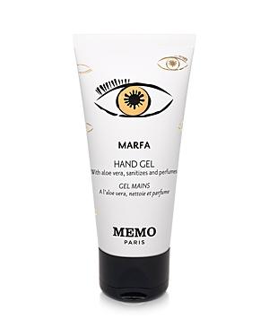 Memo Paris Marfa Hand Sanitizer Gel 1.7 Oz.