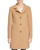Cinzia Rocca Icons Three-button Front Wool-blend Coat
