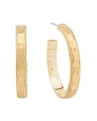 Anna Beck Small Hammered Hoop Earrings In 18k Gold-plated Sterling Silver Or Sterling Silver