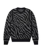 Ps Paul Smith Animal Print Pullover Crewneck Sweater