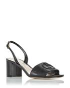 Giorgio Armani Women's Slingback Block Heel Sandals