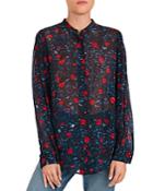 The Kooples Poison Roses Floral-print Shirt