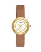 Tory Burch Bailey Leather Strap Watch, 34mm