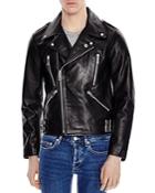 Sandro Fan Leather Jacket