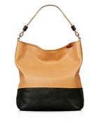 Shinola Relaxed Color Block Leather Hobo