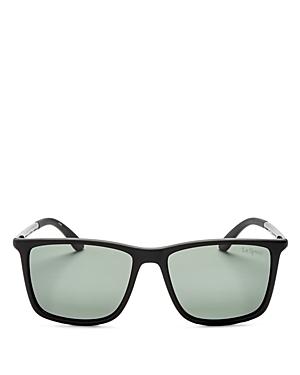 Le Specs Tweedledum Polarized Square Sunglasses, 55mm
