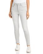 Ralph Lauren High Rise Skinny Ankle Jeans In Soft Grey