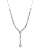 Diamond Y Necklace In 14k White Gold, 2.0 Ct. T.w.