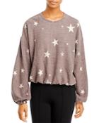 Aqua Star Print Sweatshirt - 100% Exclusive