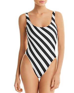 Norma Kamali Super Low Back One Piece Swimsuit