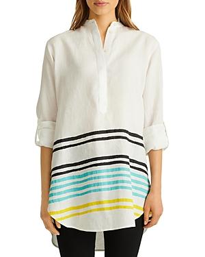 Lauren Ralph Lauren Striped Cuffed Shirt