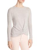 C By Bloomingdale's Twist-front Lightweight Cashmere Sweater - 100% Exclusive