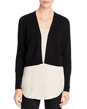Elie Tahari Lacey Cropped Open-front Cardigan