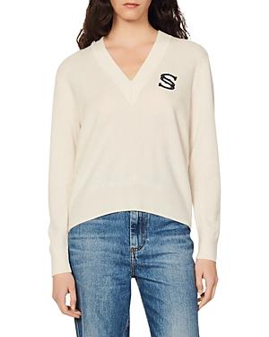 Sandro Gatson V Neck Sweater