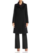 Cinzia Rocca Icons Wool & Cashmere Stand Collar Coat