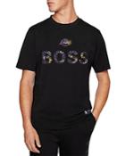 Boss X Nba Los Angeles Lakers T Basket Cotton Stretch Graphic Tee