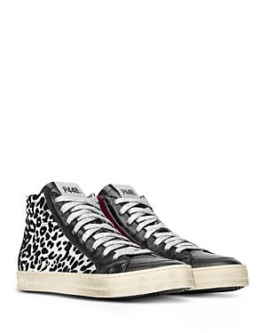 P448 Women's Mixed Media High Top Sneakers