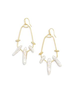 Kendra Scott Eileen Cultured Freshwater Pearl Statement Earrings