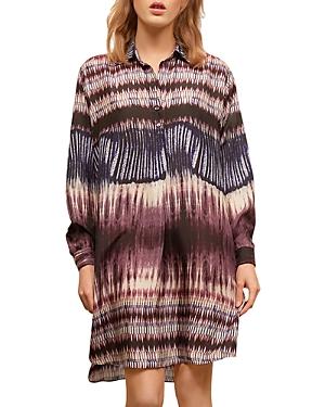Gerard Darel Sade Printed Shirt Dress