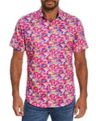 Robert Graham Fishy Business Cotton Stretch Printed Classic Fit Button Down Shirt