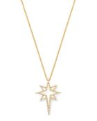 Bloomingdale's Micro-pave Diamond Starburst Pendant Necklace In 14k Yellow Gold, 0.50 Ct. T.w. - 100% Exclusive