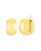 Roberto Coin 18k Yellow Gold Oro Classic Wide Huggie Hoop Earrings