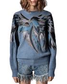Zadig & Voltaire Kanson Eagle Graphic Sweater