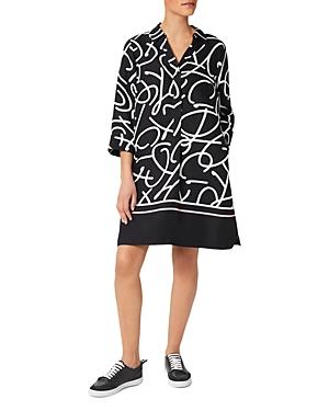 Hobbs London Marina Printed Tunic Dress