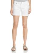 True Religion Emma Denim Shorts In Optic White