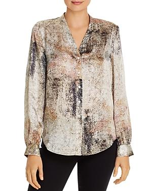 Eileen Fisher Silk Button-front Blouse - 100% Exclusive