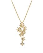 David Yurman Starburst Constellation Pendant Necklace In 18k Gold With Diamonds