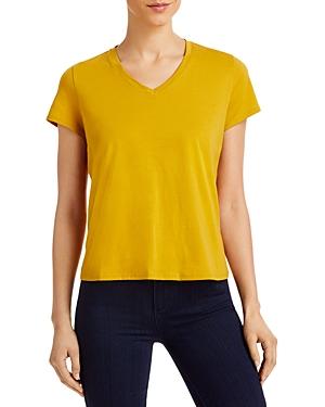 Eileen Fisher V Neck Organic Cotton Tee