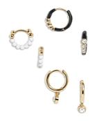 Baublebar Lena Crystal & Color Huggie Hoop Earrings, Set Of 3