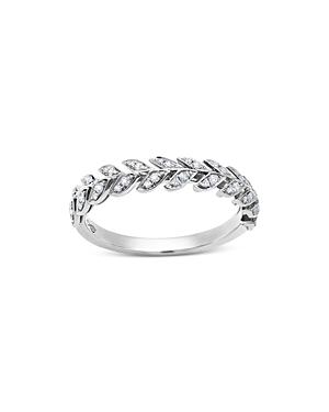 Graziela Gems 18k White Gold Folha Diamond Vine Band