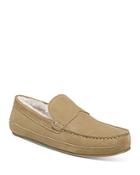 Vince Men's Gibson Shearling Lined Moc Toe Slippers