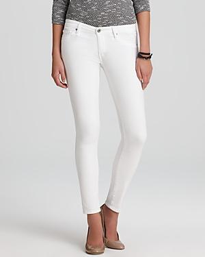 Ag The Legging Ankle Jeans In White