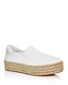Opening Ceremony Cici Woven Platform Slip-on Sneakers
