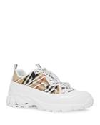 Burberry Women's Arthur Vintage Check & Leather Sneakers