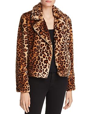 Rebecca Minkoff Hudson Faux-fur Leopard Jacket