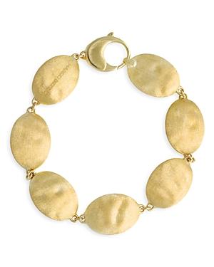 Marco Bicego 18k Yellow Gold Siviglia Hammered Disc Link Bracelet
