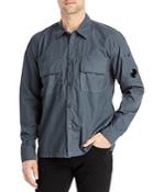C.p. Company Poplin Regular Fit Utility Shirt