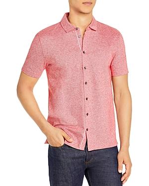 Boss Powell Button Up Relaxed Fit Polo Shirt